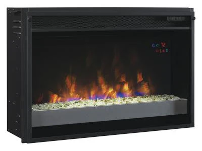 Bell'o NEWENTB - Ce meuble pour téléviseurs jusqu'à 80 "et jusqu'à 155 lbs comprend un système audio 2.1 intégré et un radiateur (foyer) de 4600 BTU qui fournit un chauffage de zone supplémentaire jusqu'à 400 pieds carrés (téléviseur non inclus) - Image 2