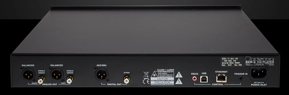 Bryston BCD3 - Le lecteur CD avec DAC AKM symétrique double - Image 8