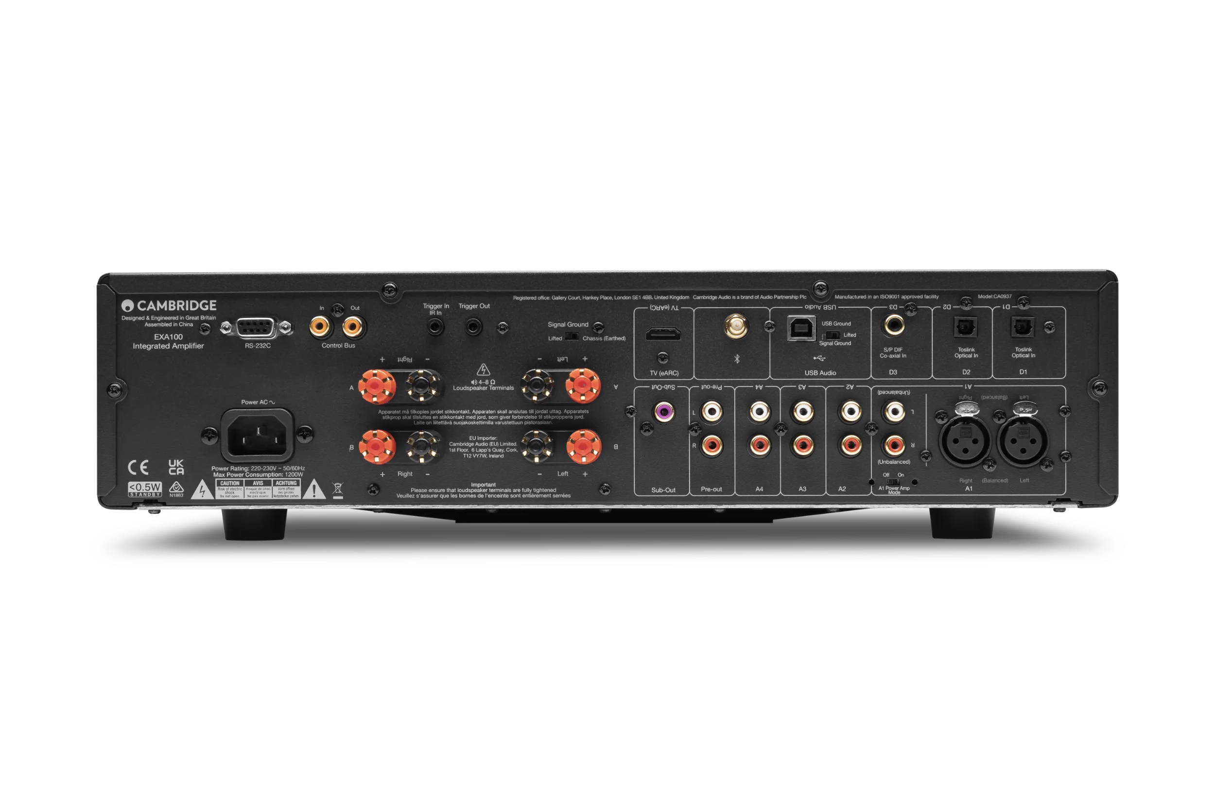 Cambridge Audio EXA100 - Amplificateur stéréo intégré 100Watts par canal - Image 3