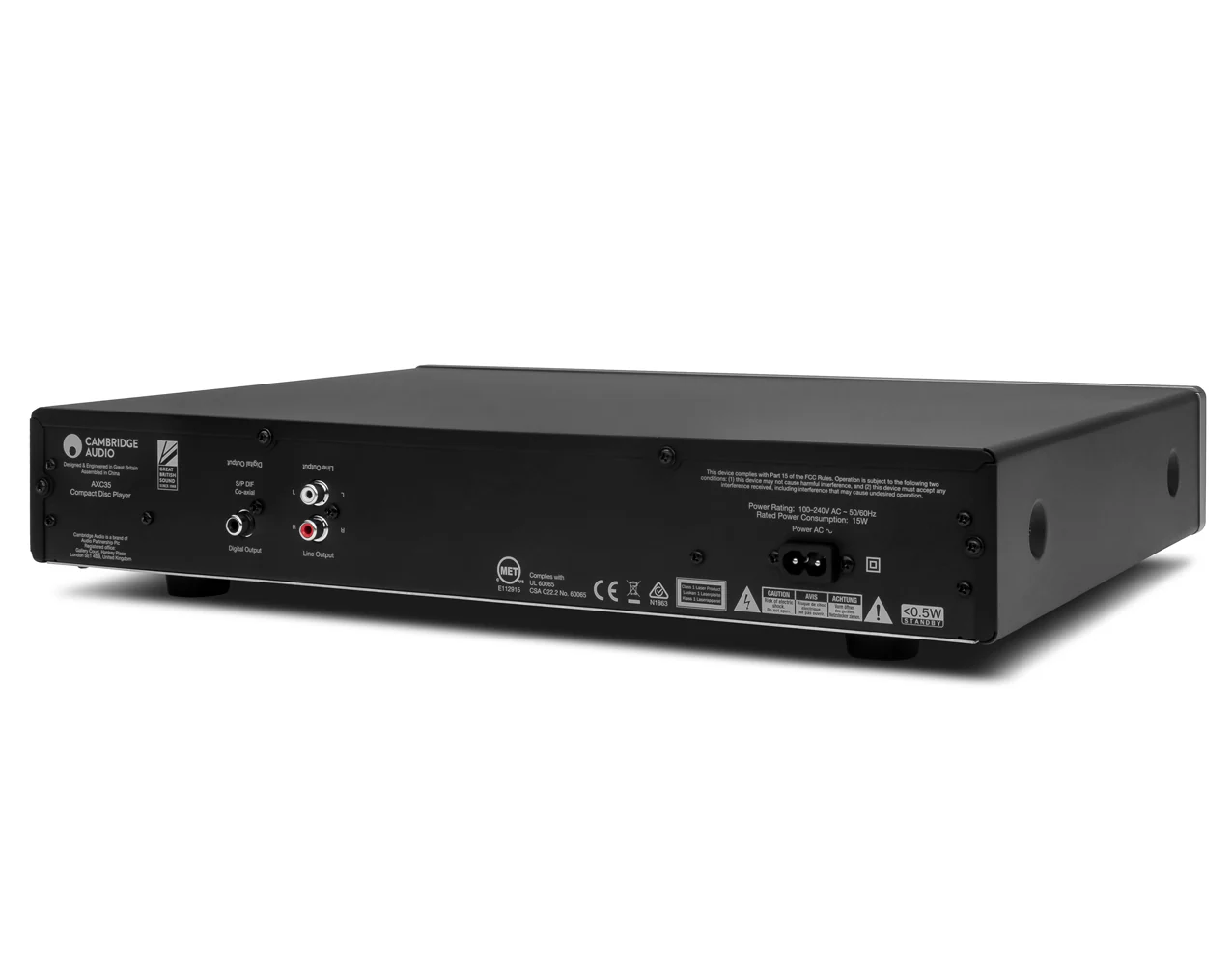 Cambridge Audio AXC35 - Lecteur CD avec DAC Wolfson 24bits - Image 15