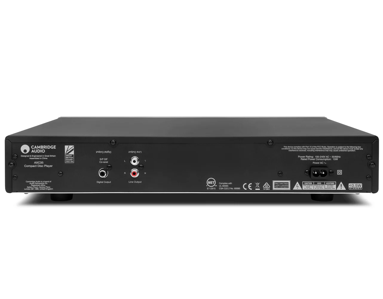 Cambridge Audio AXC35 - Lecteur CD avec DAC Wolfson 24bits - Image 6