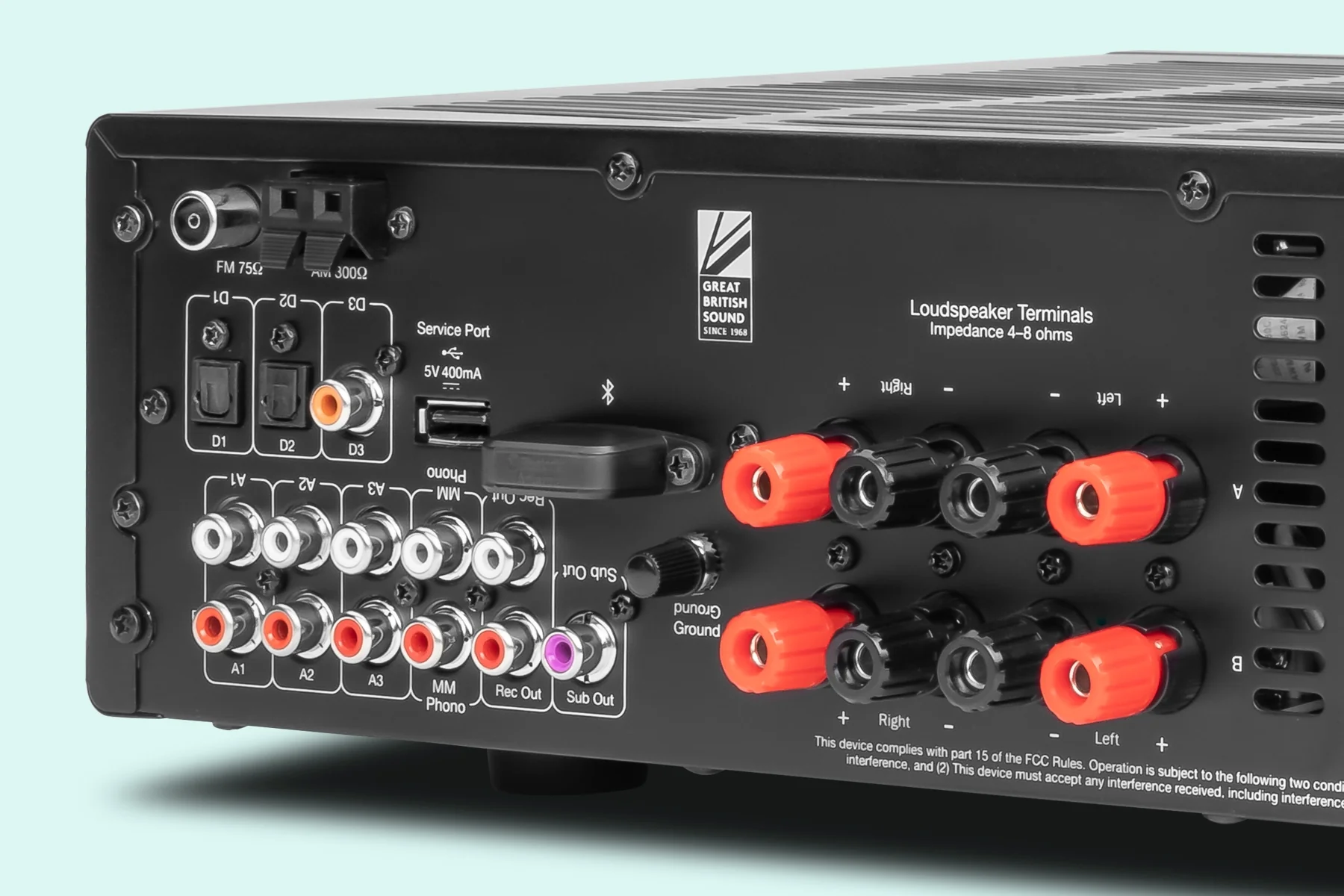 Cambridge Audio AXR100 - Récepteur stéréo 100 W/c, AM/FM, Bluetooth - Image 4