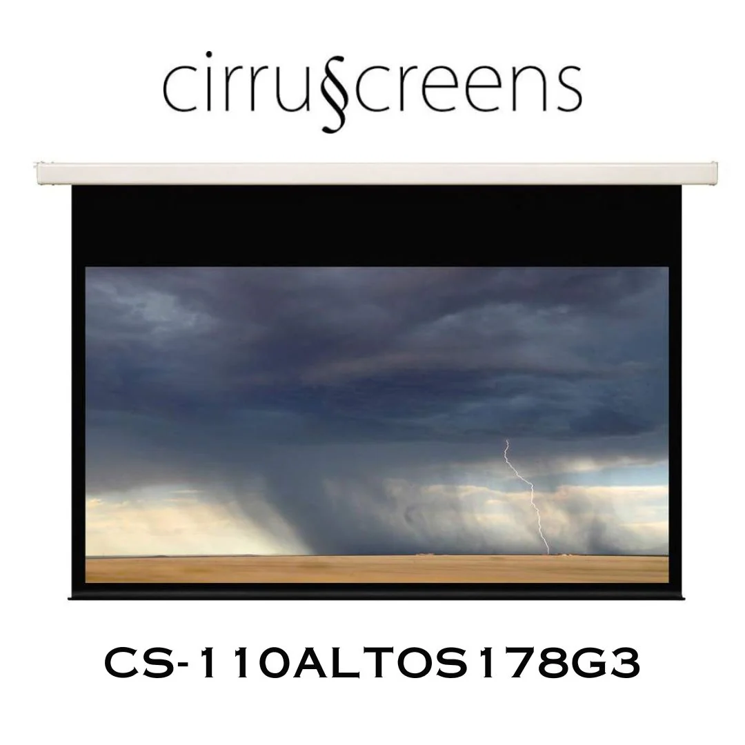 Cirrusscreens Série Alto | Écran de projecteur de cinéma maison motorisé - Image 2