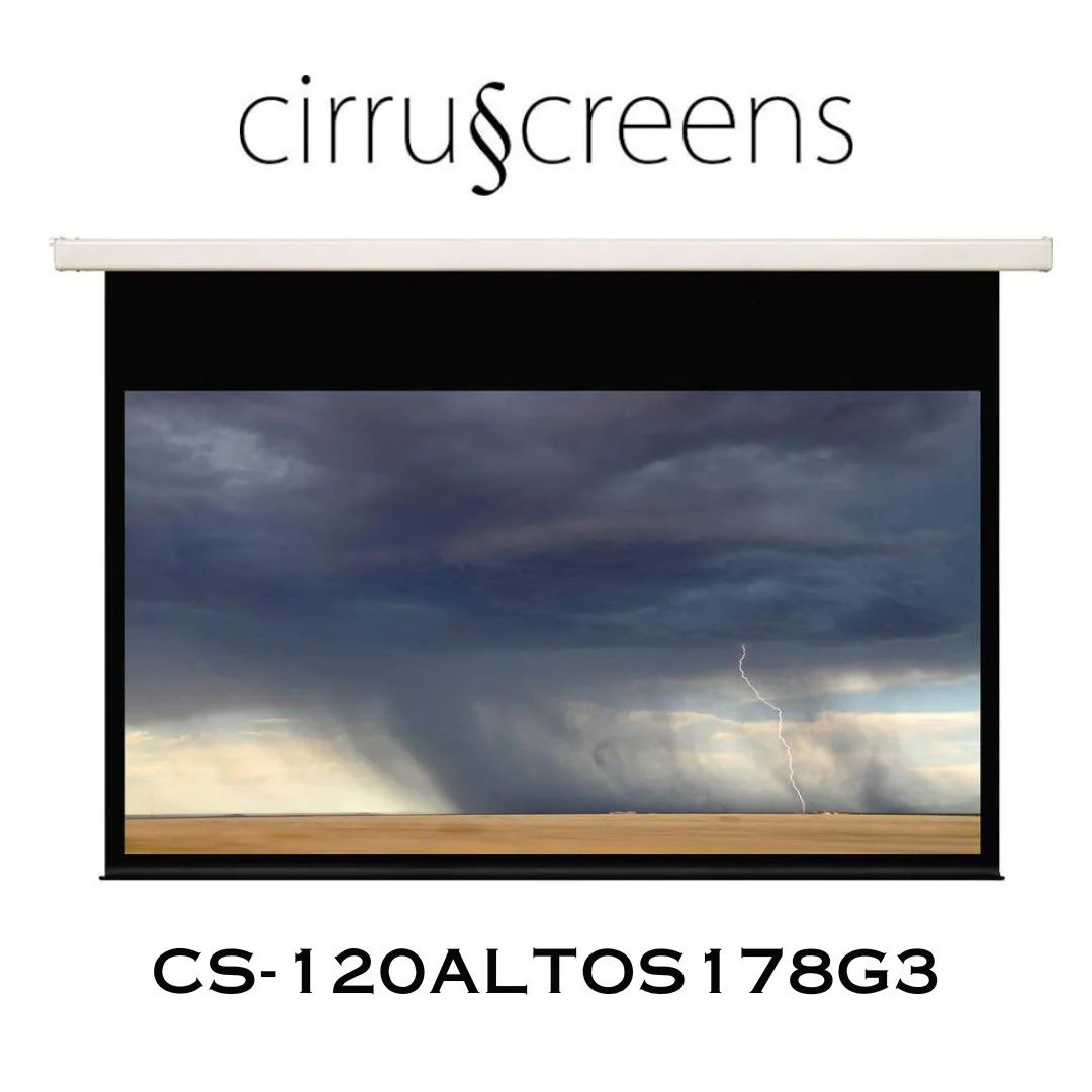 Cirrusscreens Série Alto | Écran de projecteur de cinéma maison motorisé - Image 3