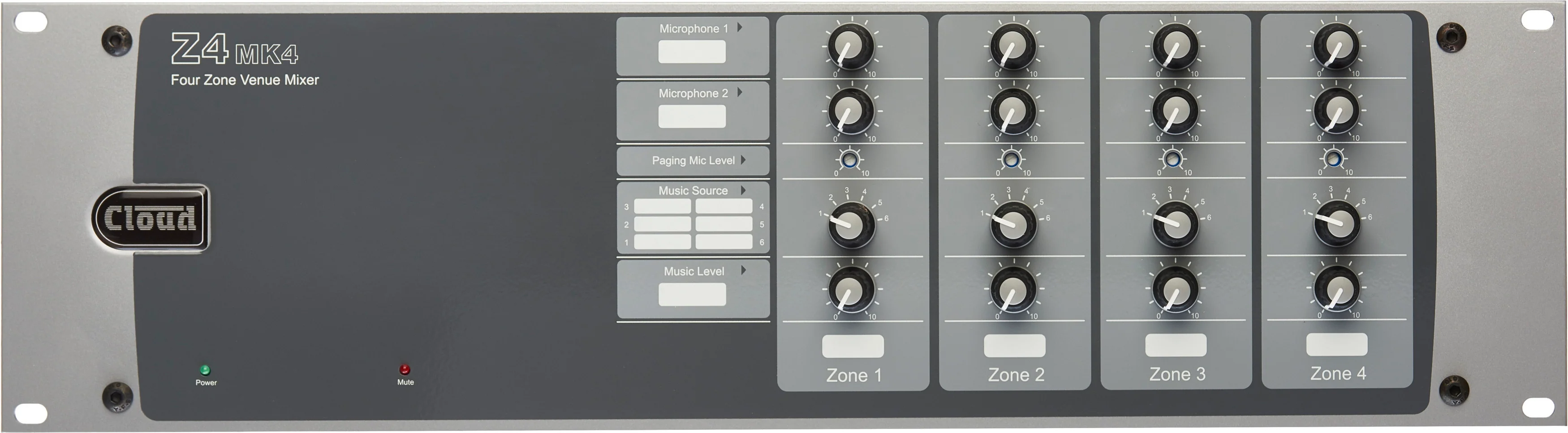 CLOUD Z4MK4 | Console de mixage professionnel 4 zones - Image 2