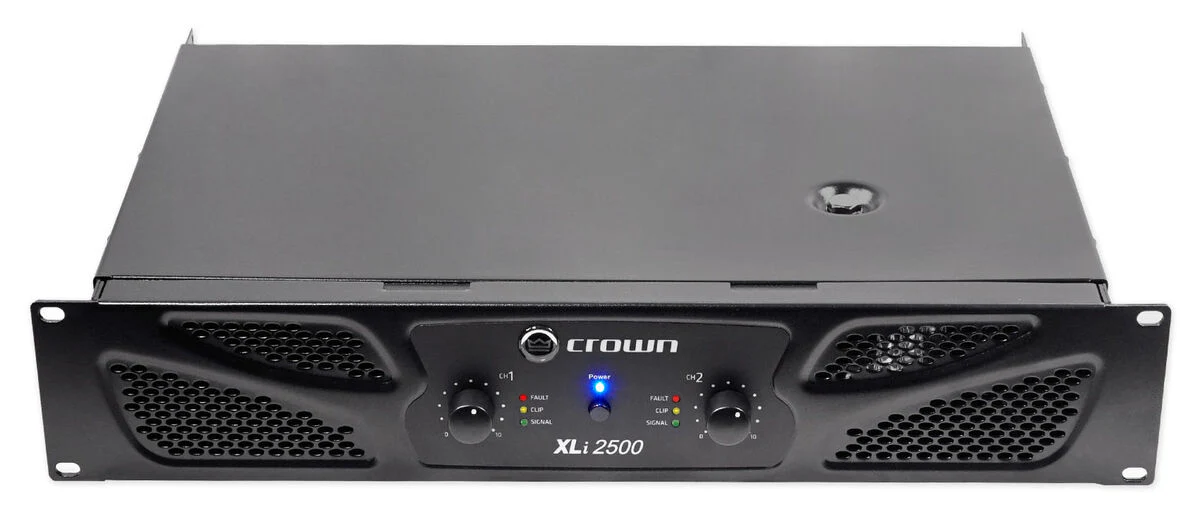 Crown Audio XLi 2500 - Amplificateur de puissance stéréo commercial 750 W par canal à 4 Ohms, 500 W par canal à 8 Ohms, 1500W à 8 Ohms Bridge Mono. - Image 4