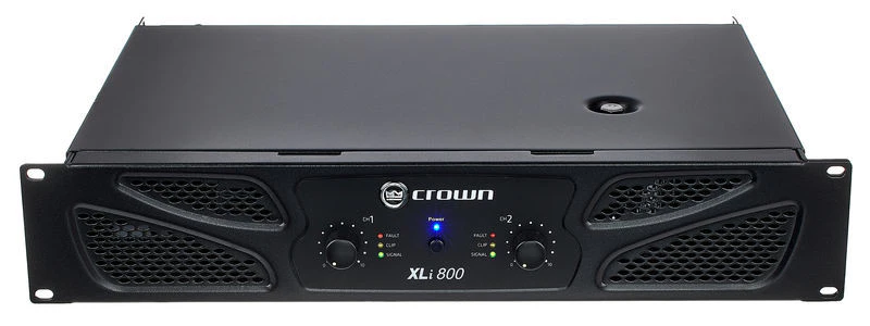 Crown Audio XLi 800 - Amplificateur de puissance stéréo commercial 300 W par canal à 4 Ohms, 200 W par canal à 8 Ohms, 600W à 8 Ohms Bridge Mono. - Image 4