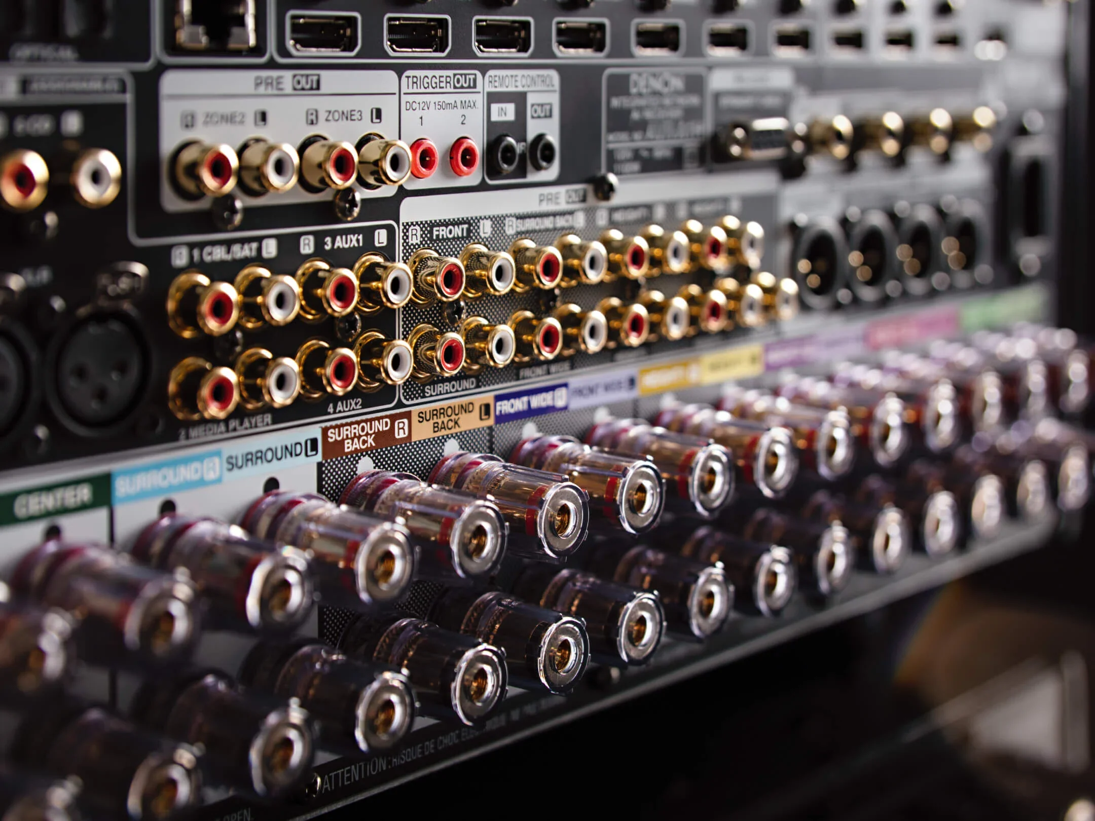 Denon AVR-A1H | Récepteur cinéma maison 15.4, 150Watts, 8K, HEOS - Image 6