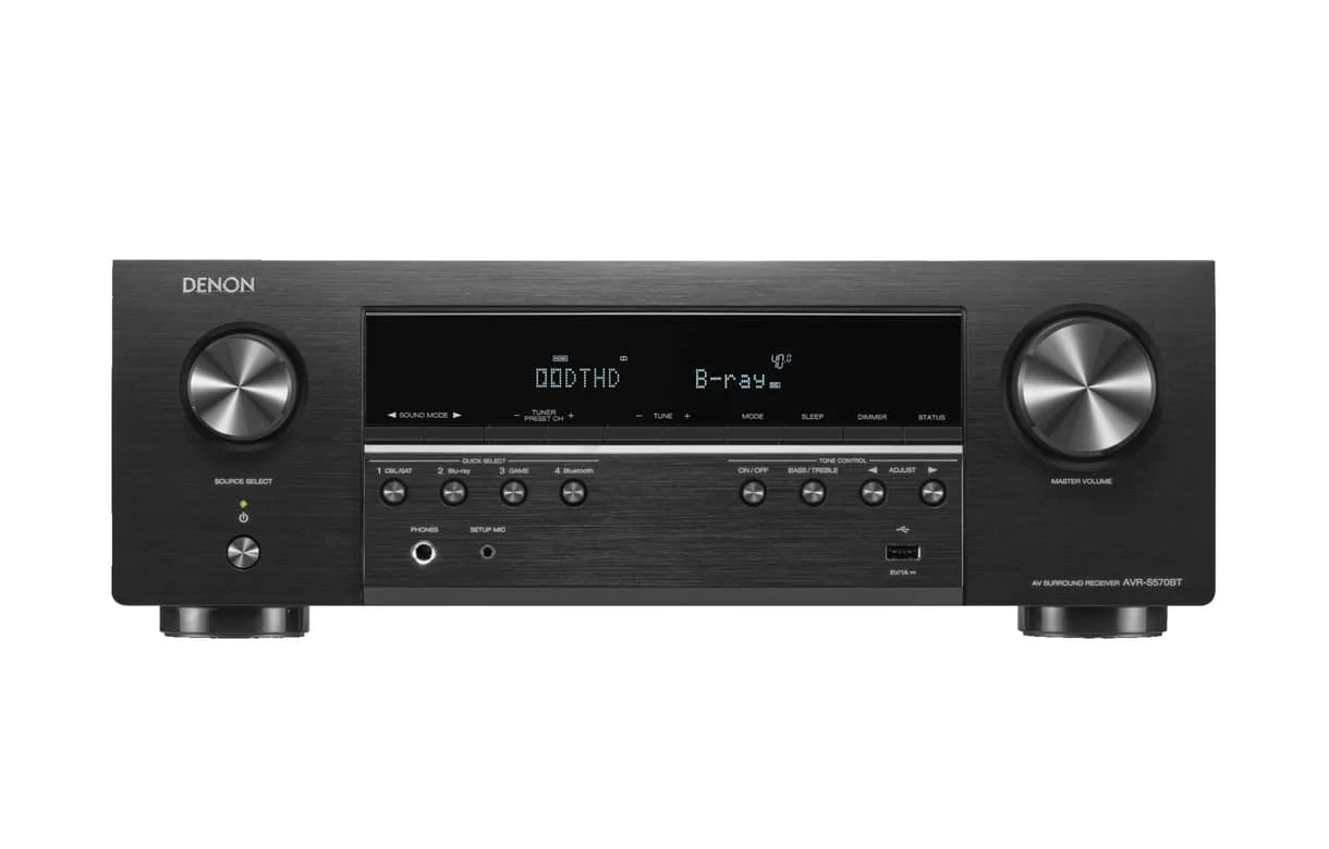 Denon AVR570BT - Récepteur cinéma maison 5.2, 70W, 5 canaux amplifiés, vidéo 8K - Image 3