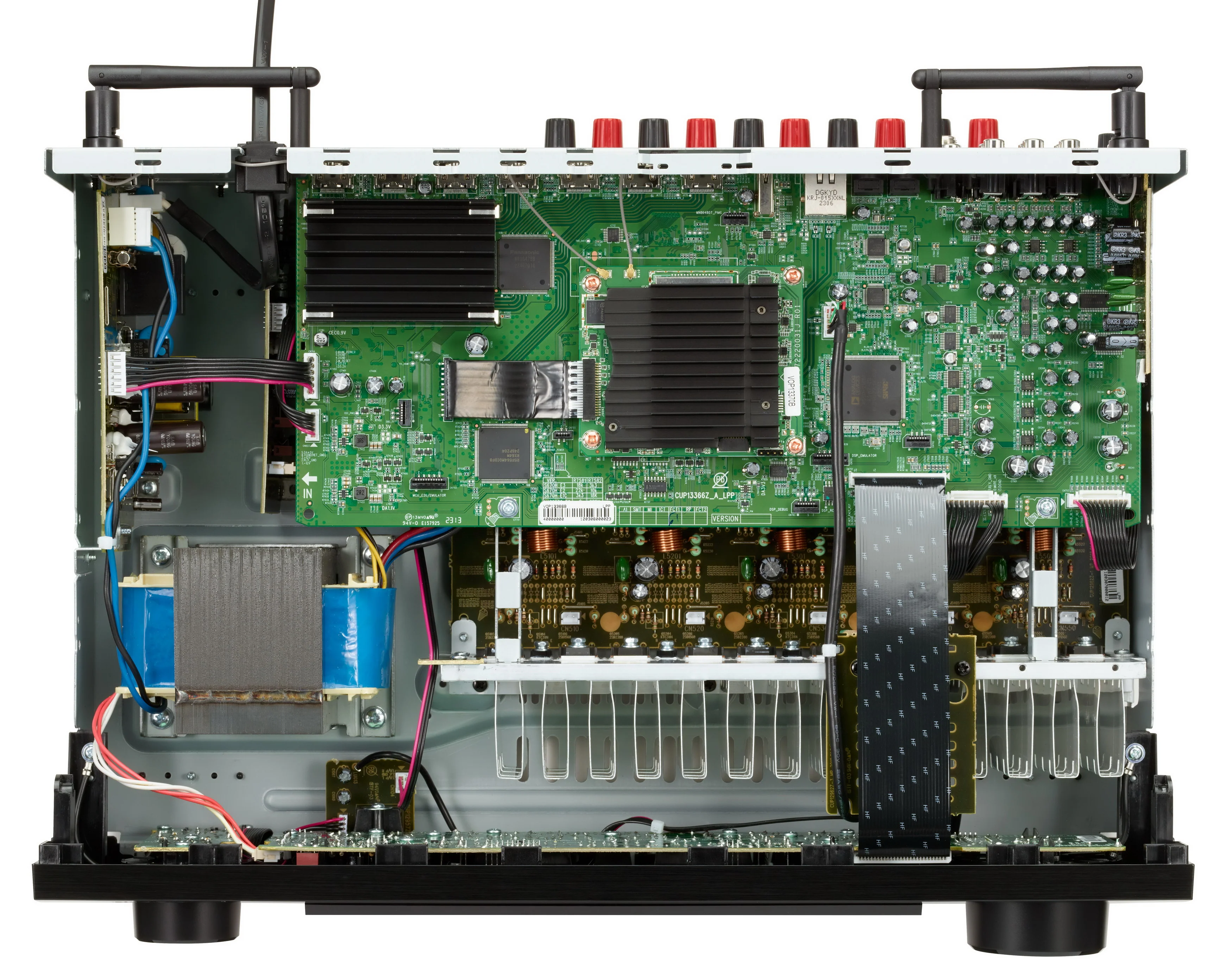 Denon AVR670H - Récepteur cinéma maison 5.2, 8K, 75W, 5 canaux amplifiés, HEOS, 4K/120Hz - Image 5
