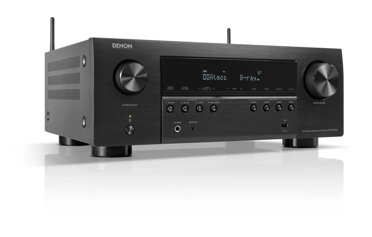 Denon AVR970H - Récepteur cinéma maison 7.2, 8K, 70W, 7 canaux amplifiés, Dolby Atmos - Image 4