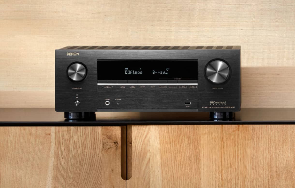 Denon AVRX2800H - Récepteur cinéma maison 7.2, 8K, 95W, 7 canaux amplifiés, vidéos 8K, son 3D! - Image 4