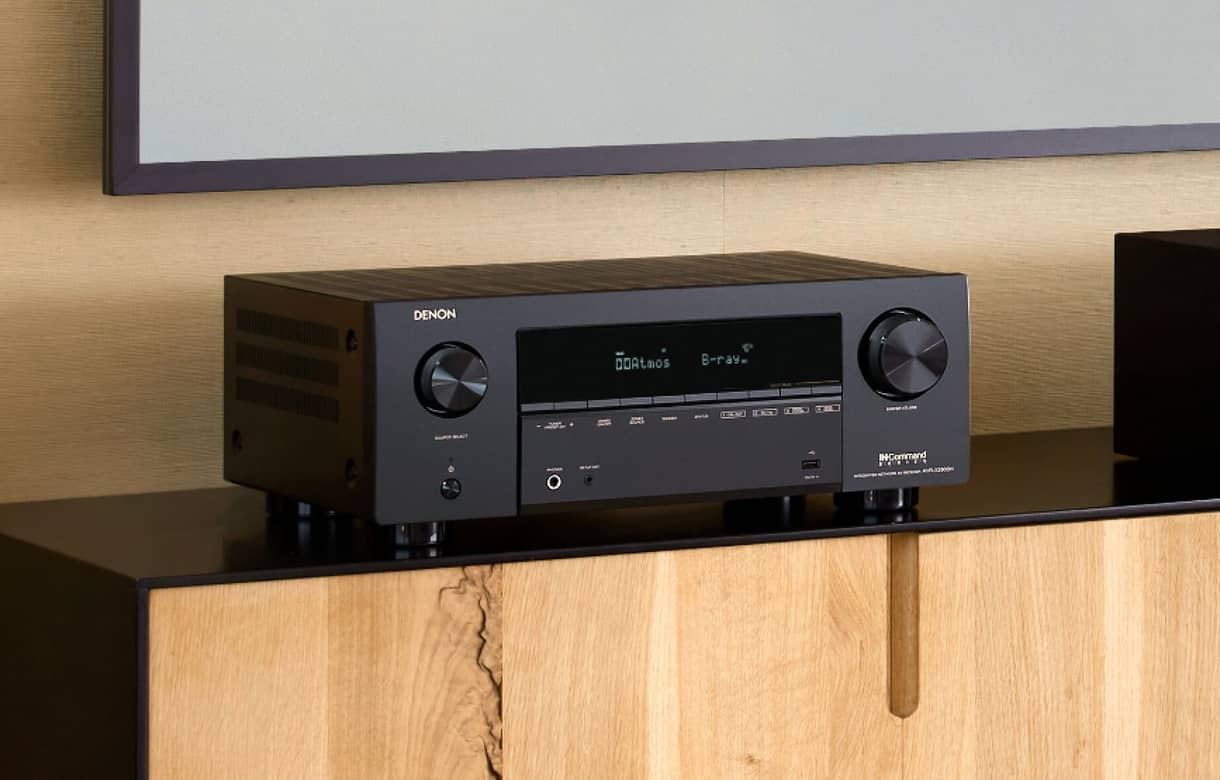 Denon AVRX2800H - Récepteur cinéma maison 7.2, 8K, 95W, 7 canaux amplifiés, vidéos 8K, son 3D! - Image 5