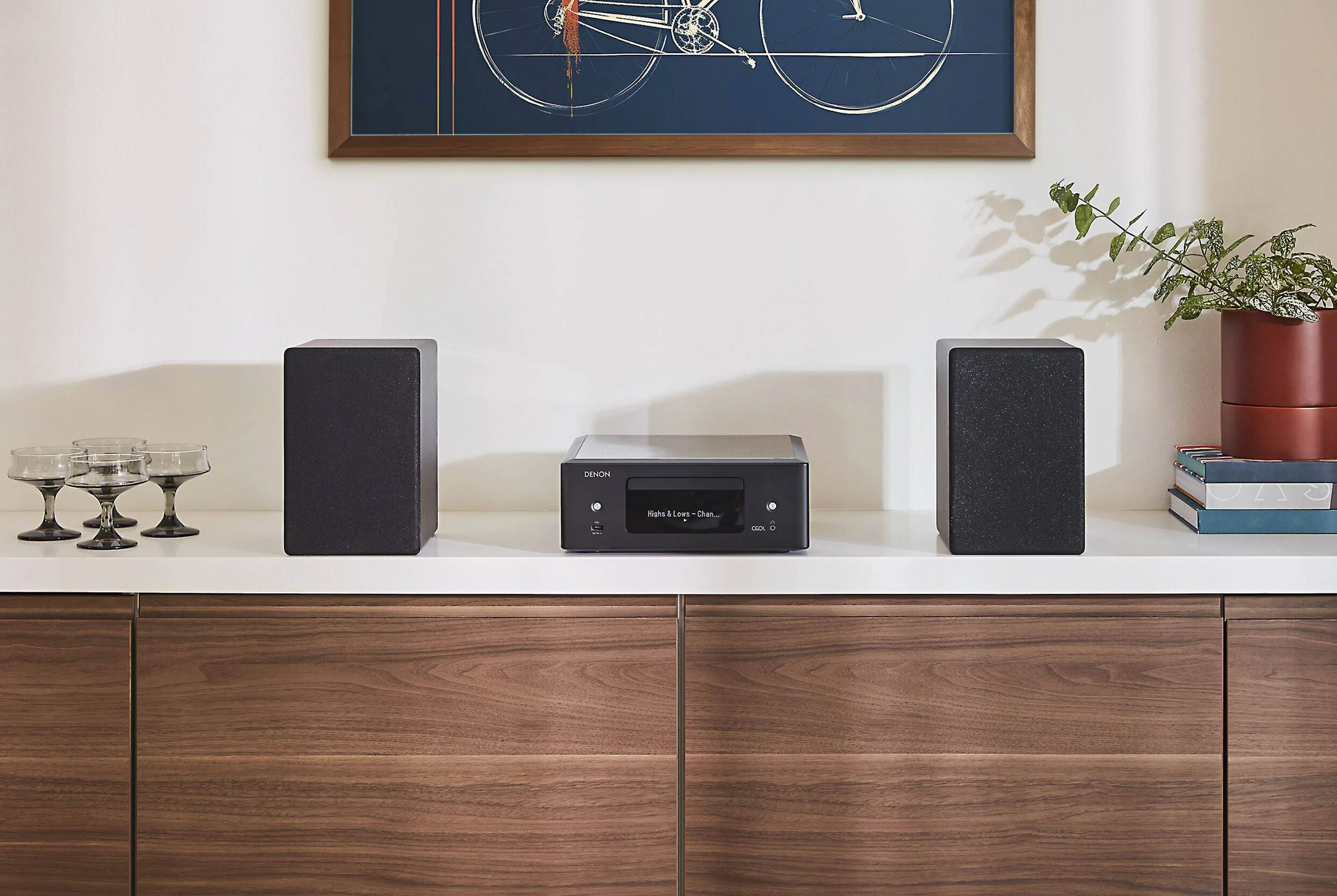 Denon CEOLRCDN12 - Récepteur stéréo 65Watts par canal, lecteur CD, tuner, Bluetooth, HEOS - Image 14