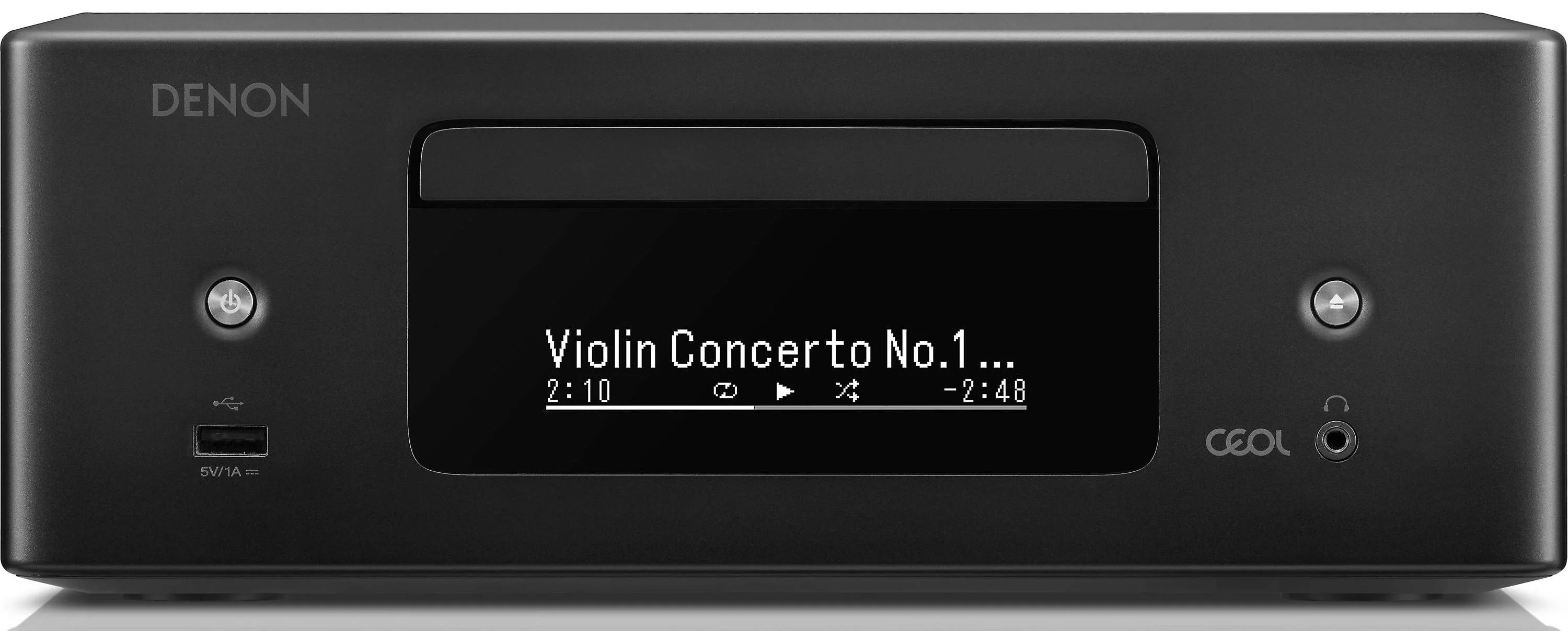 Denon CEOLRCDN12 - Récepteur stéréo 65Watts par canal, lecteur CD, tuner, Bluetooth, HEOS - Image 2
