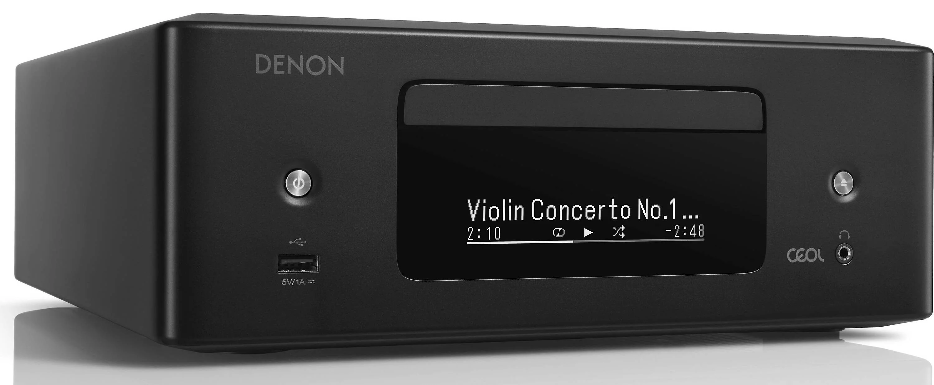 Denon CEOLRCDN12 - Récepteur stéréo 65Watts par canal, lecteur CD, tuner, Bluetooth, HEOS - Image 5