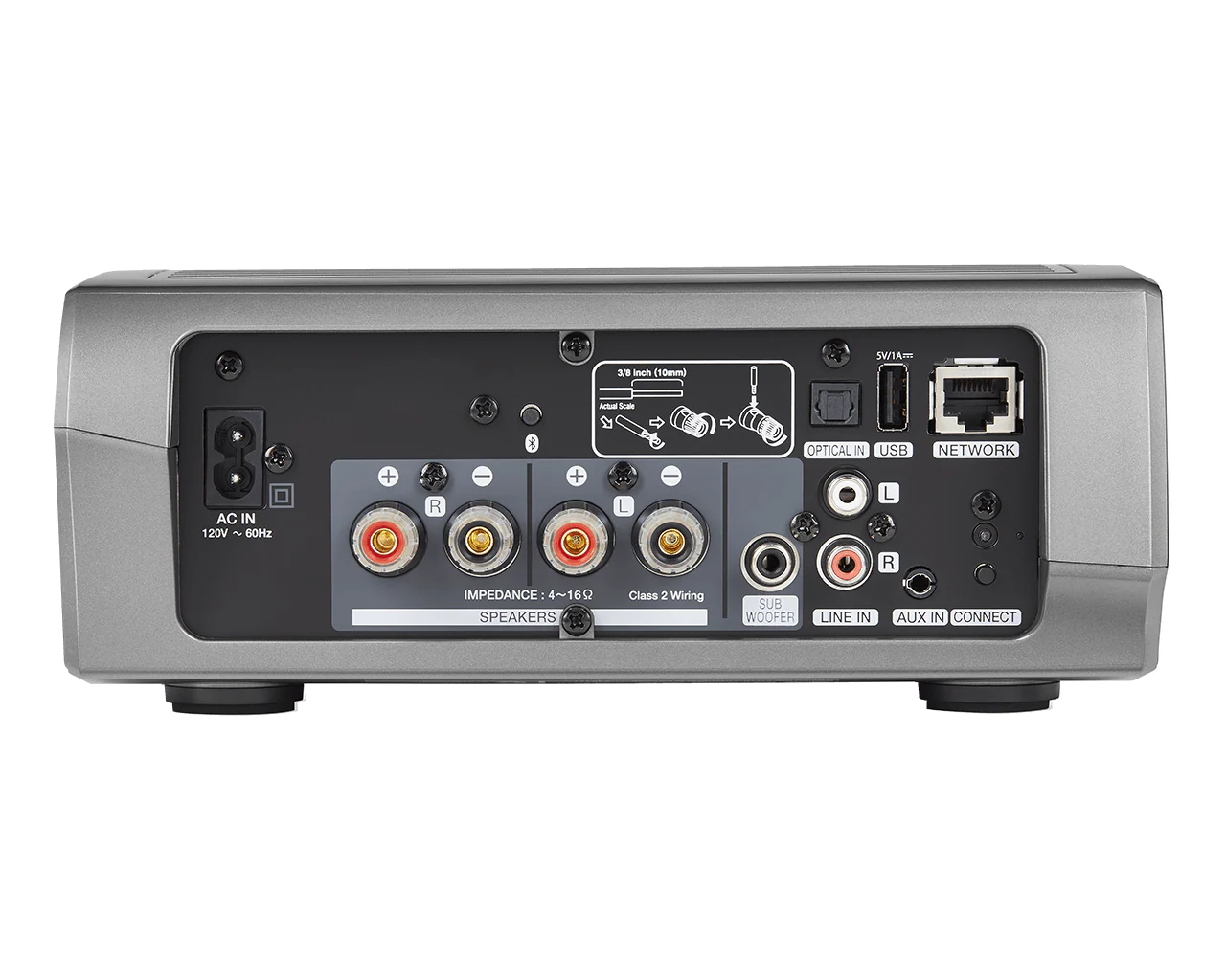 Denon HEOSAMP - Amplificateur stéréo intégré 100Watts/canal HEOS Multi pièces, Wi-Fi - Image 2