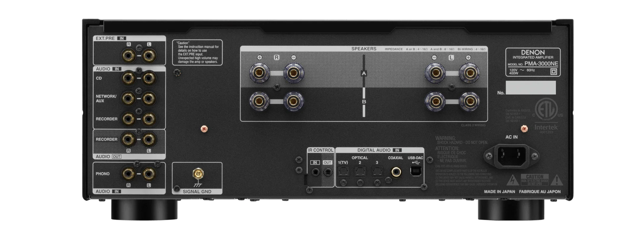 DENON PMA-3000NE : Amplificateur stéréo intégré 160Watts/Canal, phono MM/MC - Image 5