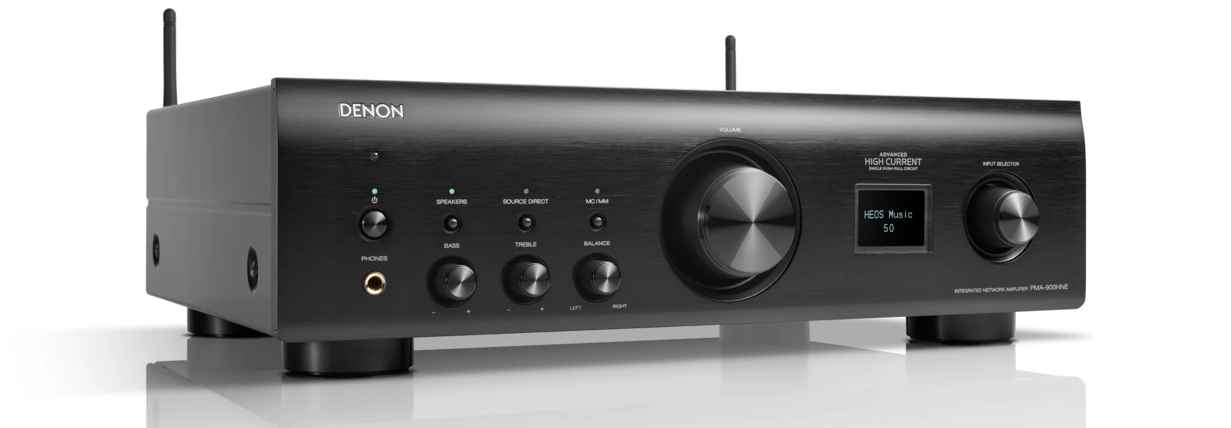 Denon PMA900HNE - Amplificateur stéréo intégré 50Watts/Canal avec lecteur réseau intégré, entrées phono, DAC PCM1795 - Image 4