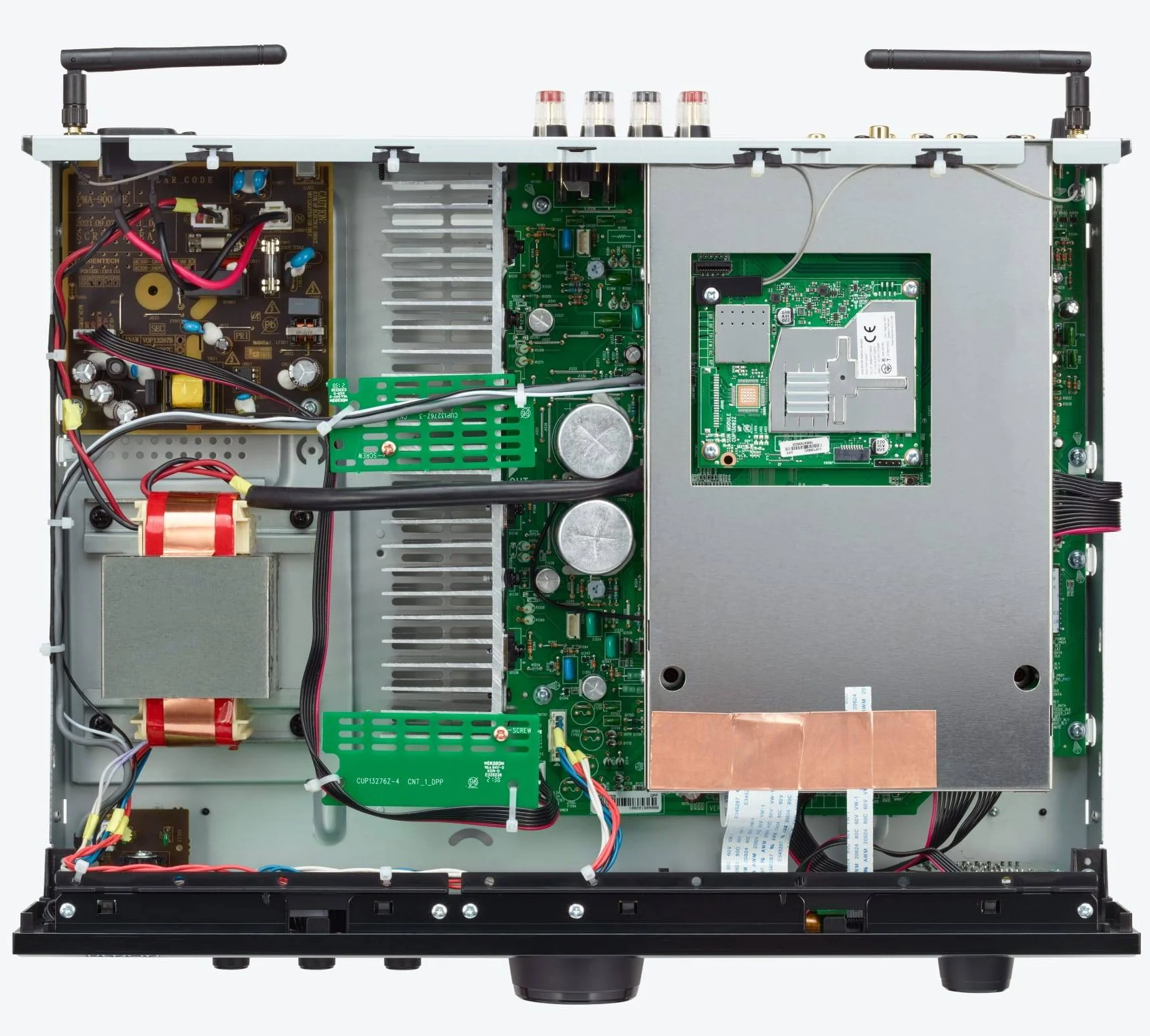 Denon PMA900HNE - Amplificateur stéréo intégré 50Watts/Canal avec lecteur réseau intégré, entrées phono, DAC PCM1795 - Image 6