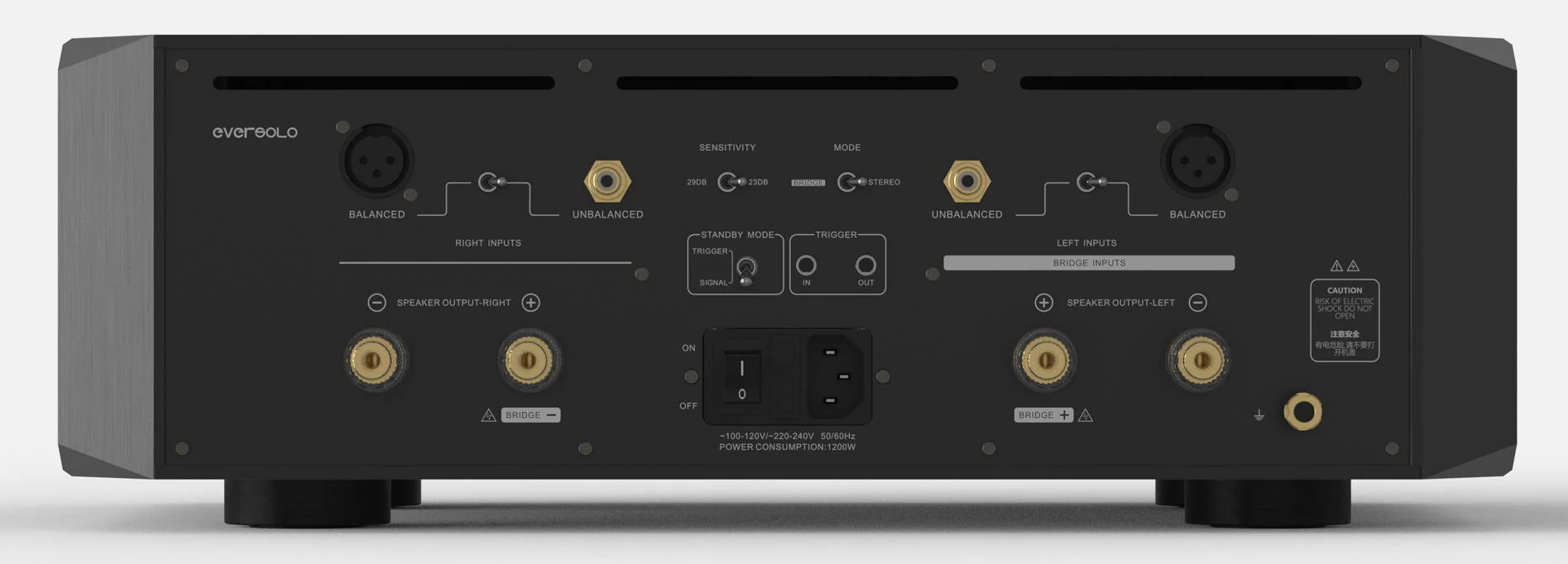 Eversolo AMP F10 - Amplificateur de puissance stéréo, bridge mono, 200W - Image 2