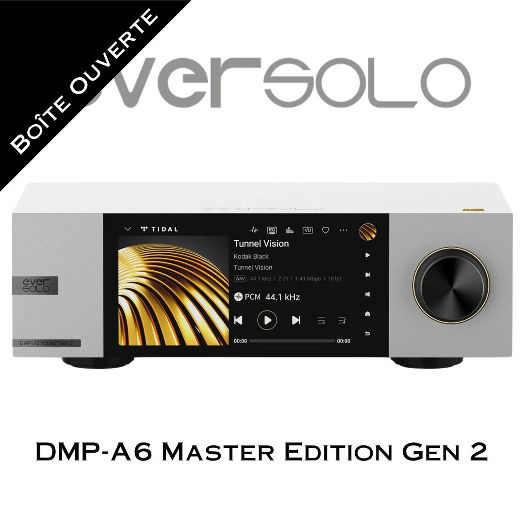eversolo DMP A6 Master Gen 2 - Lecteur réseau audiophile, double DAC et HDMI ARC (Argent, Boîte ouverte) - Image 10