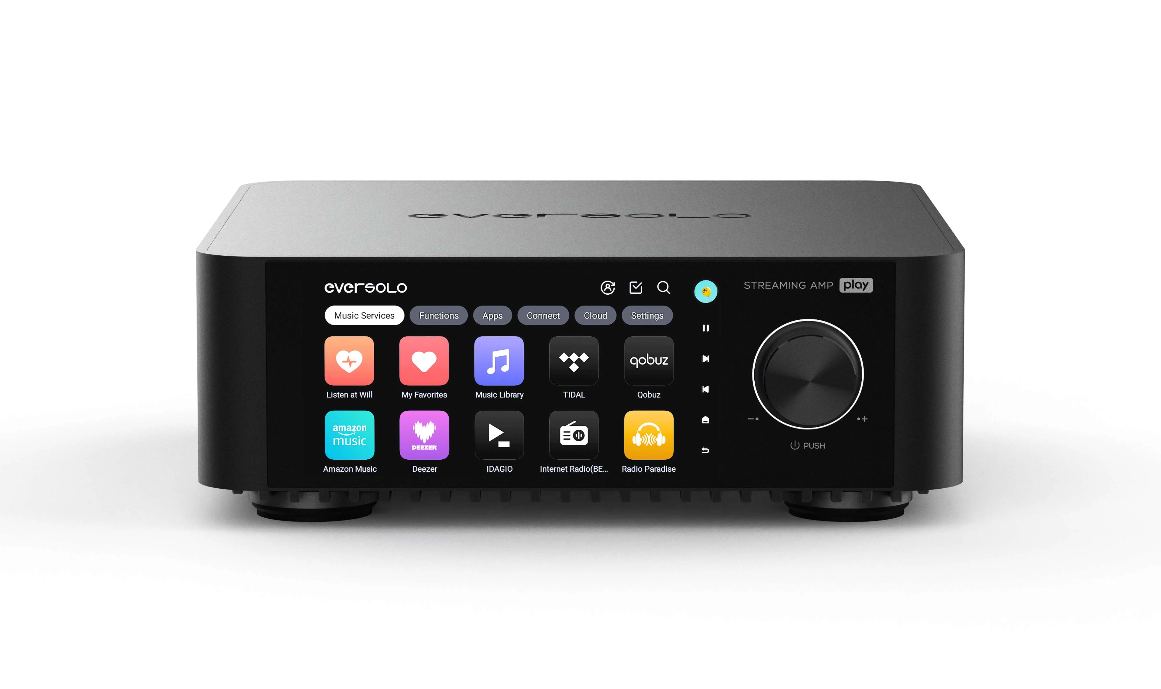 Eversolo Play – Amplificateur réseau Hi-Fi 2 x 60 W RMS avec HDMI et entrée phono - Image 2