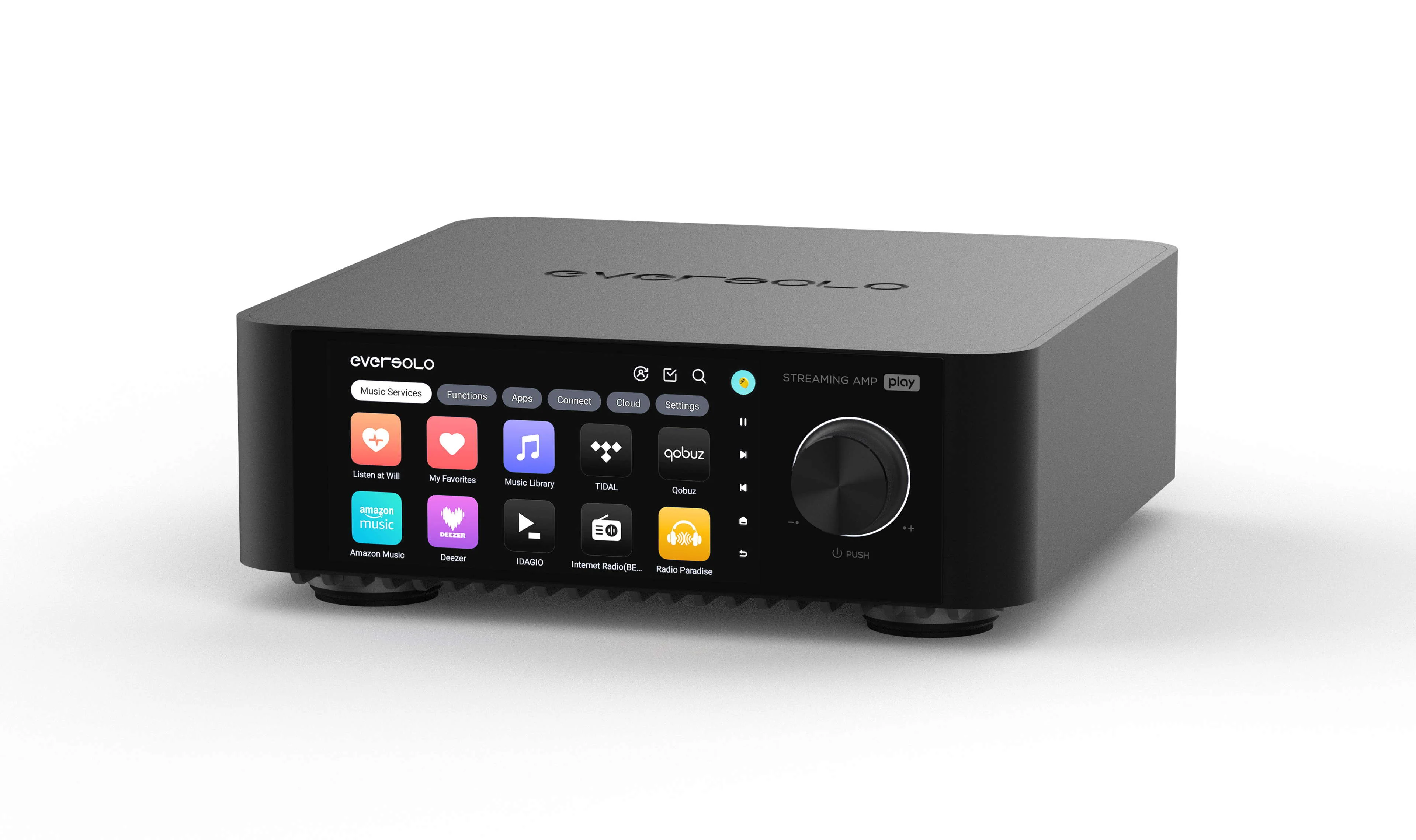 Eversolo Play – Amplificateur réseau Hi-Fi 2 x 60 W RMS avec HDMI et entrée phono - Image 6