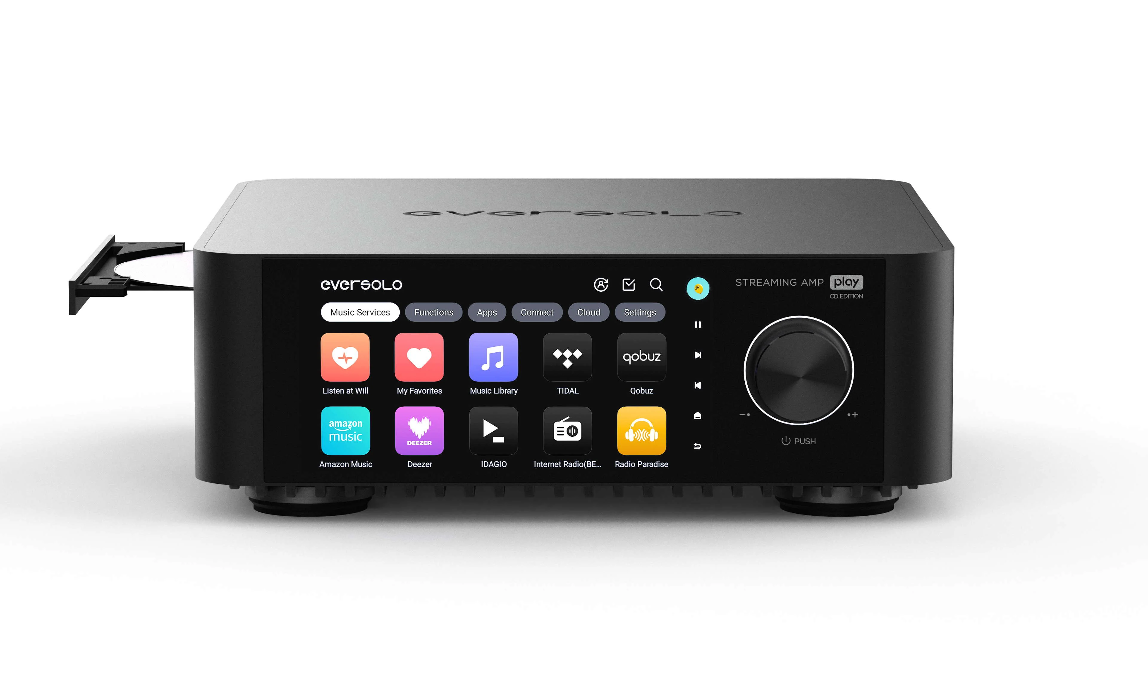 Eversolo Play CD | Amplificateur réseau 2 x 60 W avec lecteur CD et DAC - Image 3