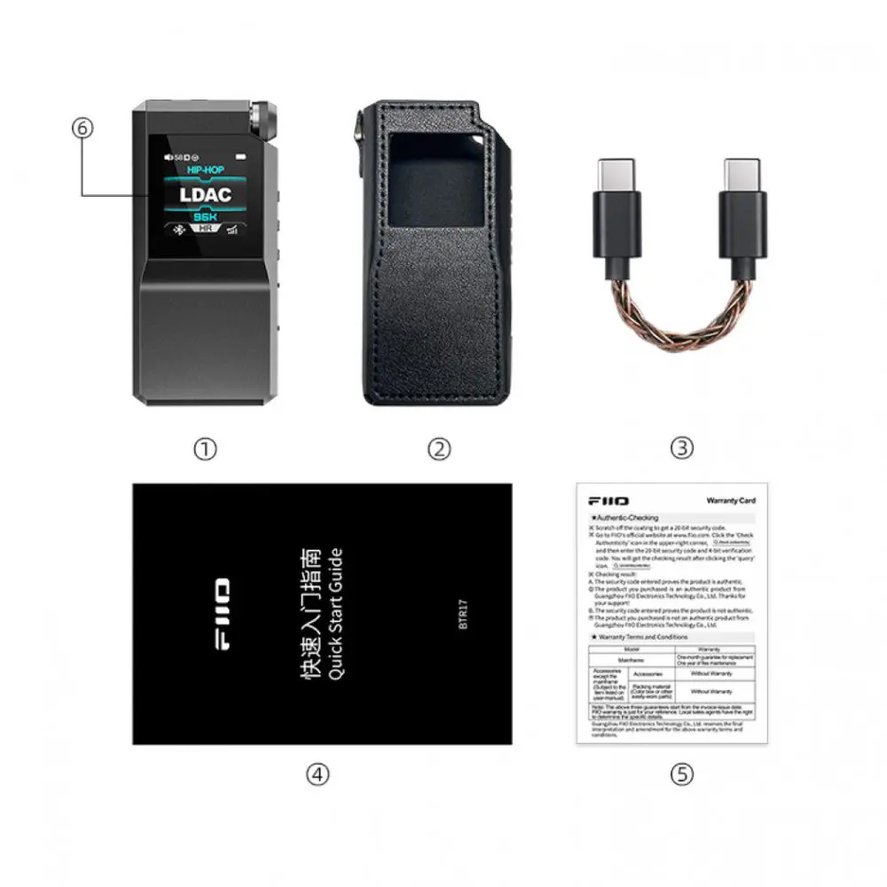 FiiO BTR17 | Amplificateur de casques d'écoute Bluetooth avec DAC - Image 5