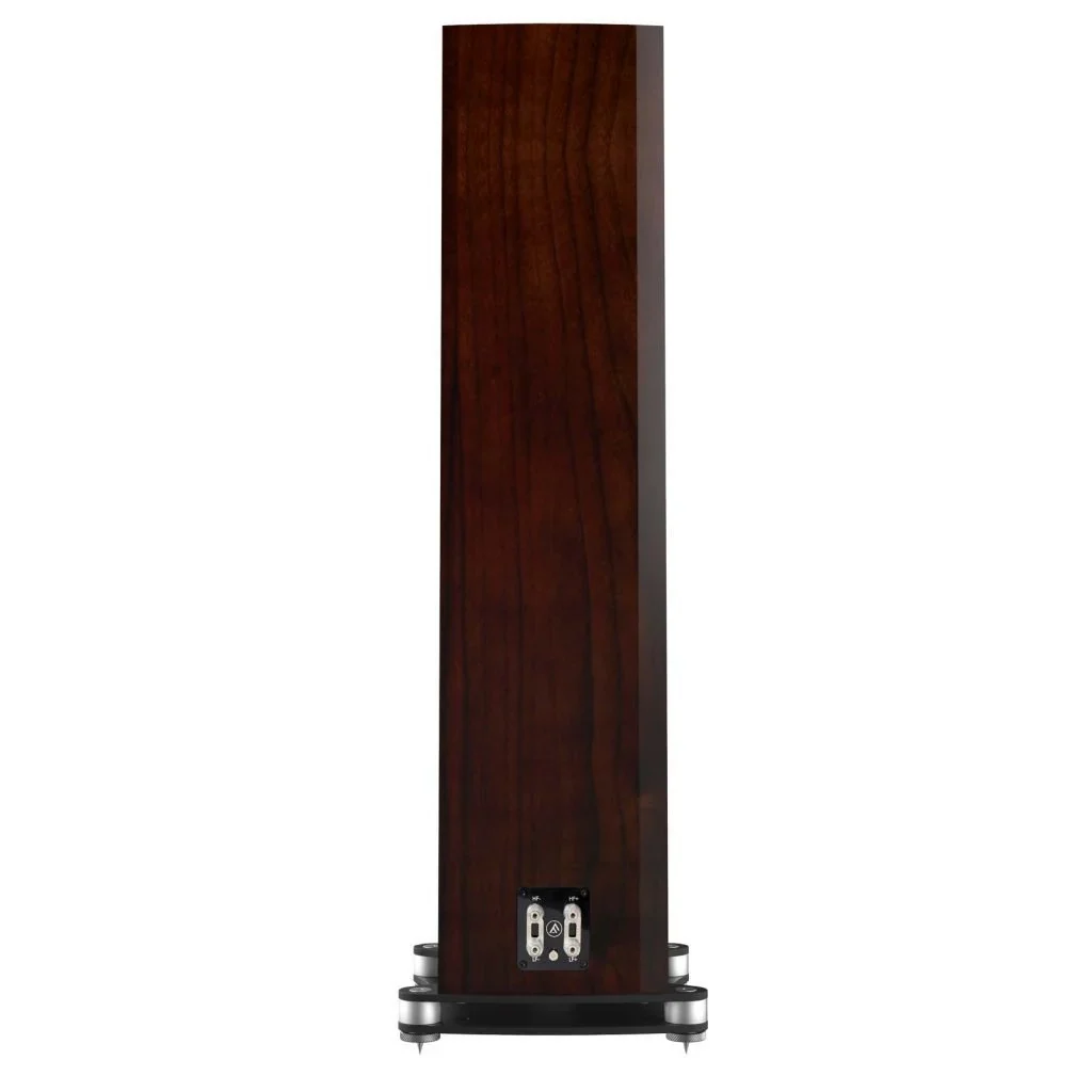 Enceintes acoustiques de type colonne Piano Noyer (la paire) - Image 4