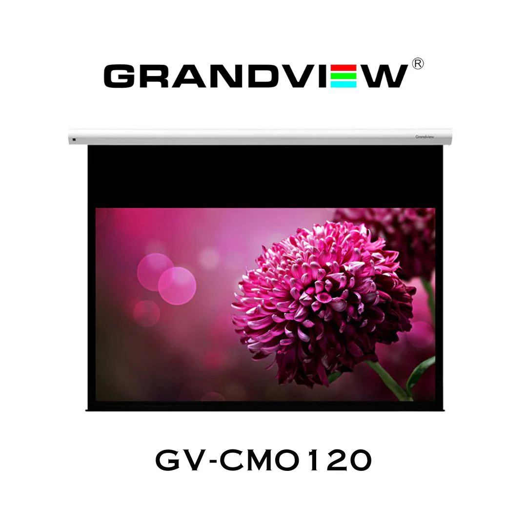 Grandview Série GV-CM | Écrans de projection motorisés « Cyber » avec contrôle intégré - 92''-120" - Image 3