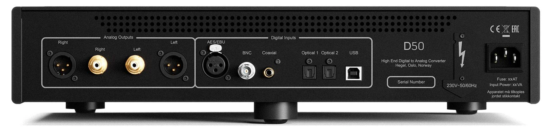 Hegel D50 | Convertisseur numérique-analogique (DAC) de référence - Image 3