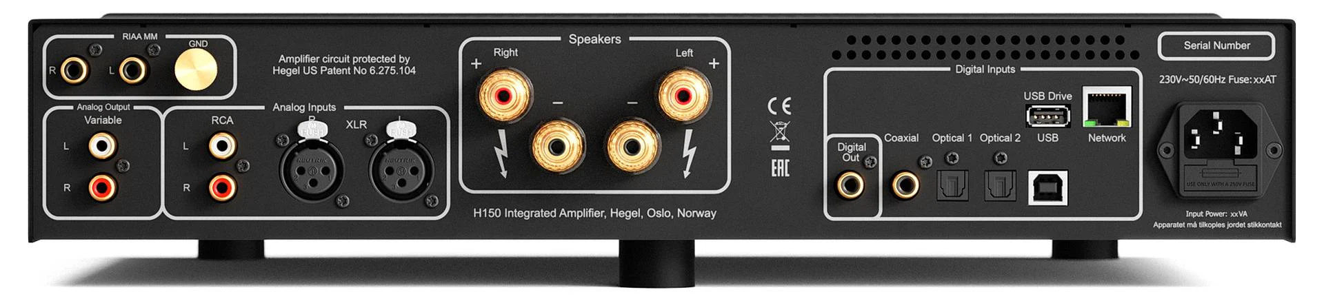 HEGEL H150 | Amplificateur Streamer 75Watts/Canal entrée Phono - Image 3