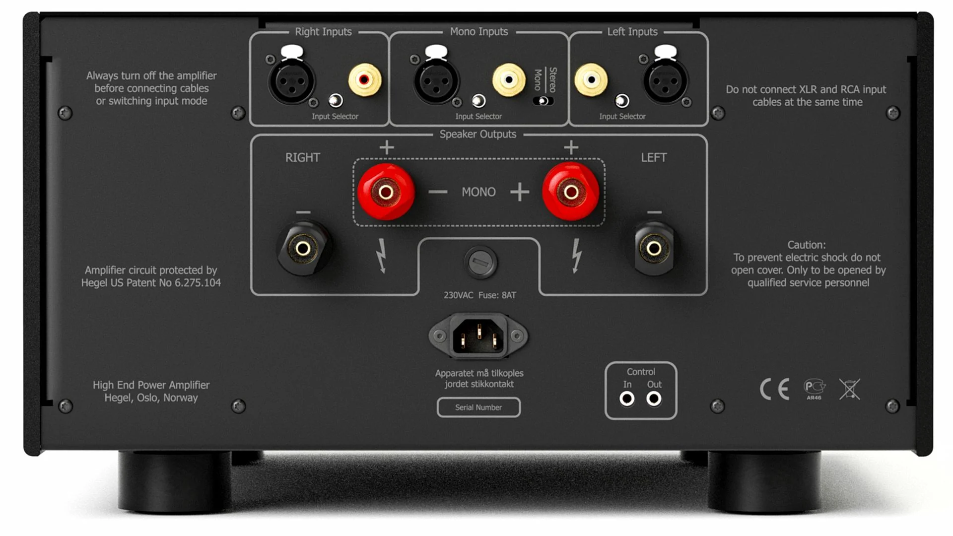 Hegel H30A - Amplificateur de puissance 1100 watts Mono et 300Watts/Canal sous 8 Ohms - Image 4