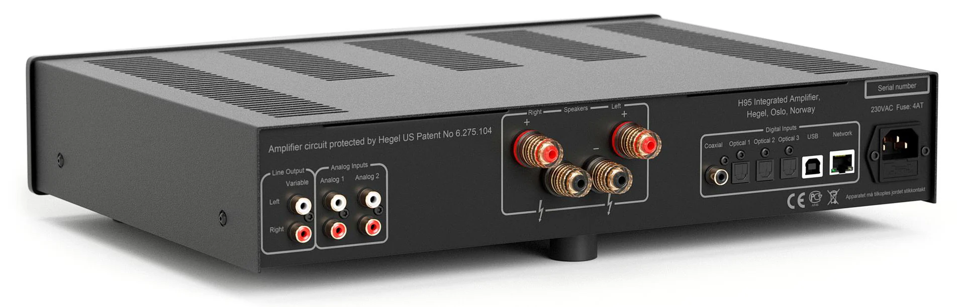 Hegel H95 - Amplificateur stéréo intégré 60W/C, DAC et lecteur réseau de haute qualité - Image 5