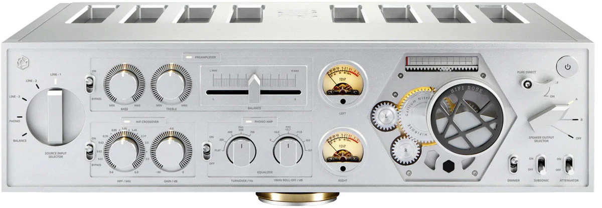 HiFi Rose RS180 - Amplificateur stéréo intégré 400W/C, Bridgeable, Phono - Image 10