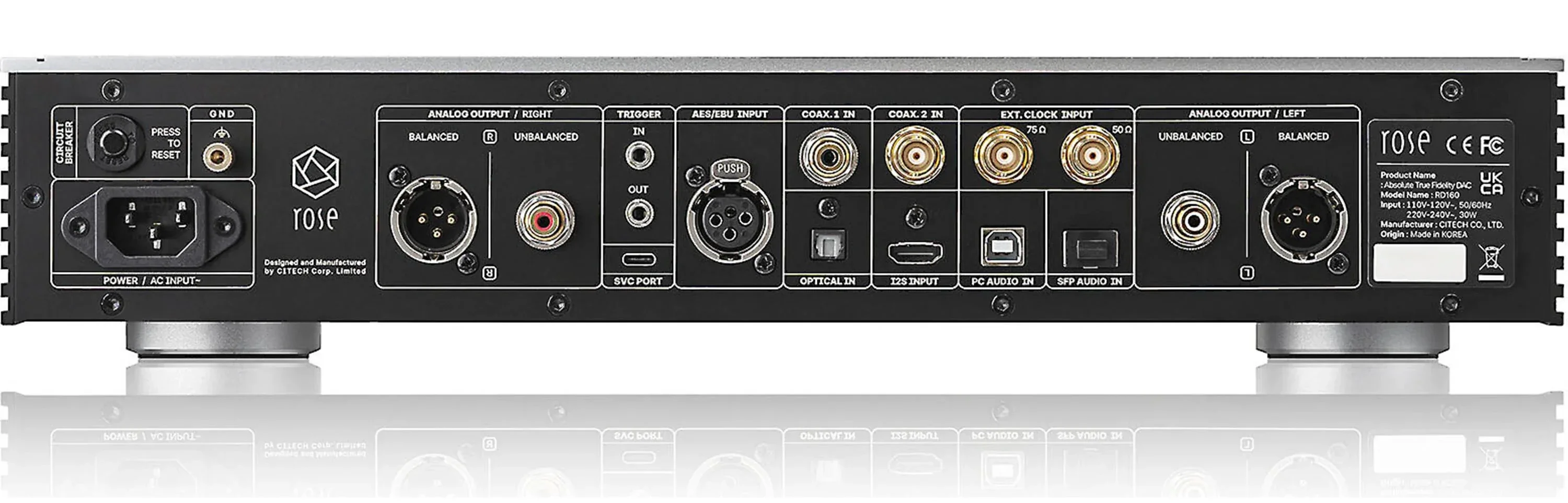 HiFi Rose RD160 – DAC audio haute fidélité de référence - Image 2