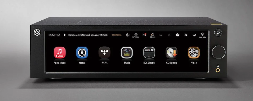 HiFi Rose RS250A - Lecteur réseau avec un DAC (Argent/Noir) - Image 4