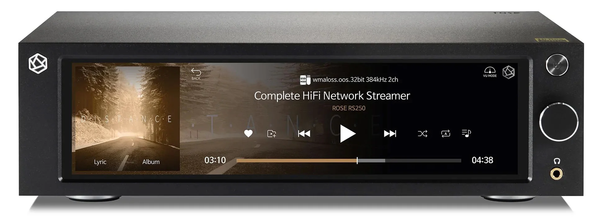HiFi Rose RS250A - Lecteur réseau avec un DAC (Argent/Noir) - Image 5