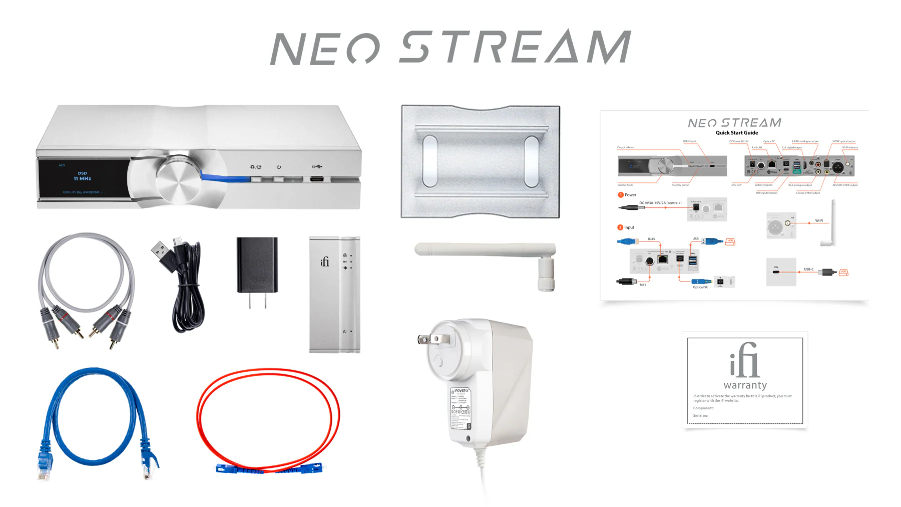 iFi Audio NeoStream - Lecteur réseau avec DAC Hi-Res à 4 canaux - Image 8
