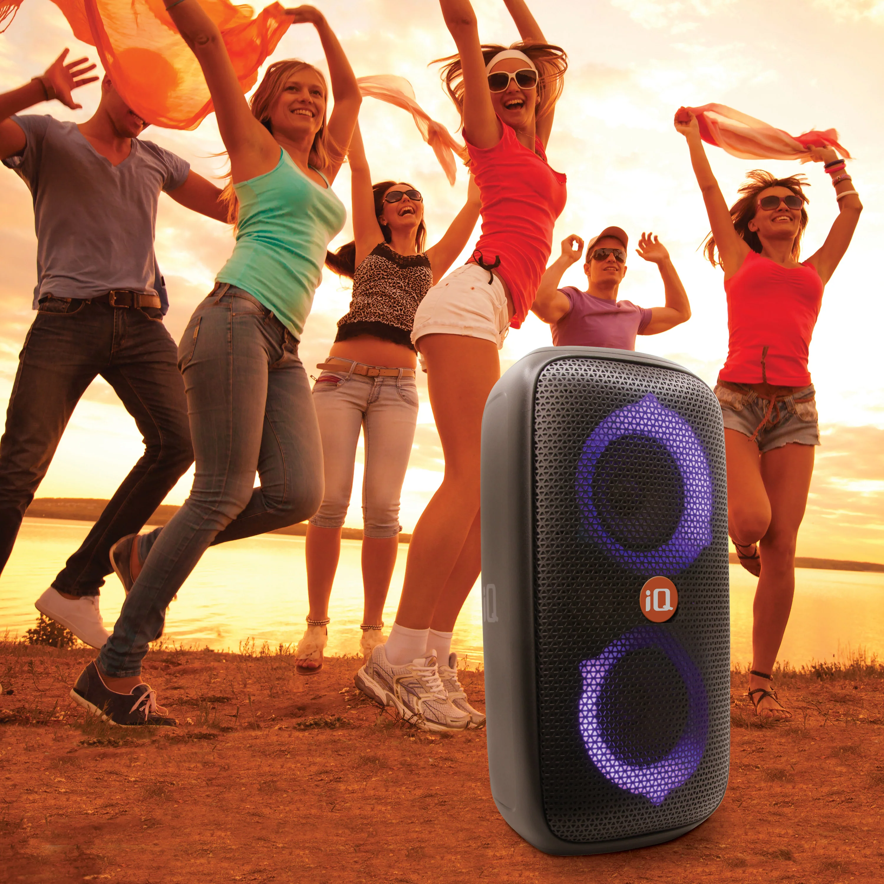 Haut-parleur de fête Bluetooth iQ Wave Party avec microphone filaire - Image 4