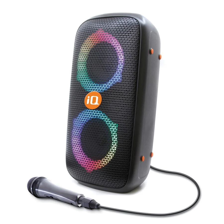 Haut-parleur de fête Bluetooth iQ Wave Party avec microphone filaire - Image 5
