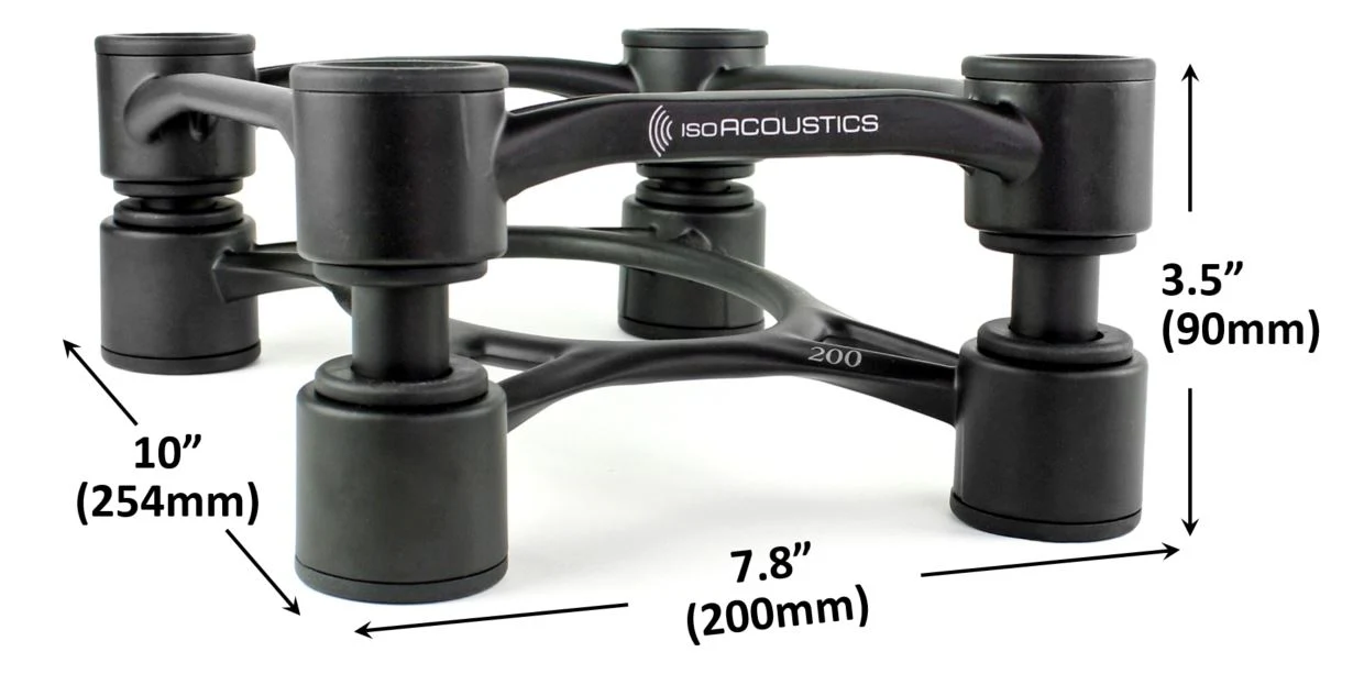 IsoAcoustics Aperta200 - Supports isolateurs inclinables pour enceintes acoustiques 75lb (paire) - Image 4