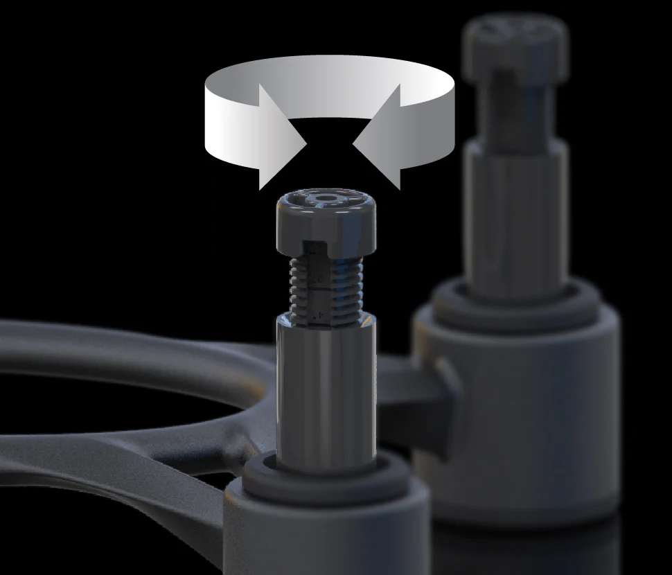 IsoAcoustics Aperta200 - Supports isolateurs inclinables pour enceintes acoustiques 75lb (paire) - Image 5