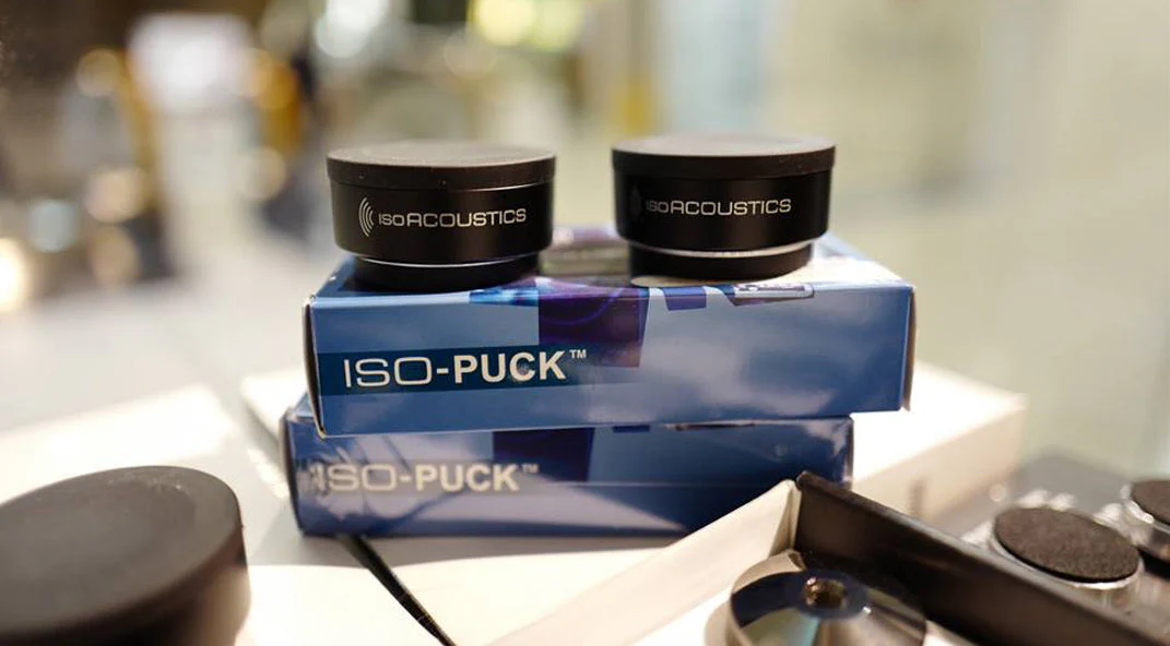 IsoAcoustics ISO-PUCK Mini - Isolateurs de vibrations capacité 6lb (8) - Image 5