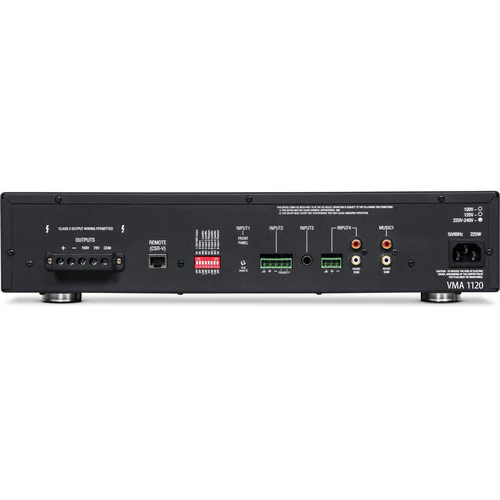 JBL VMA 1120 - Amplificateur avec une fonctionnalité basse impédance (4Ω, 8Ω) de 70V et 100V - Image 3