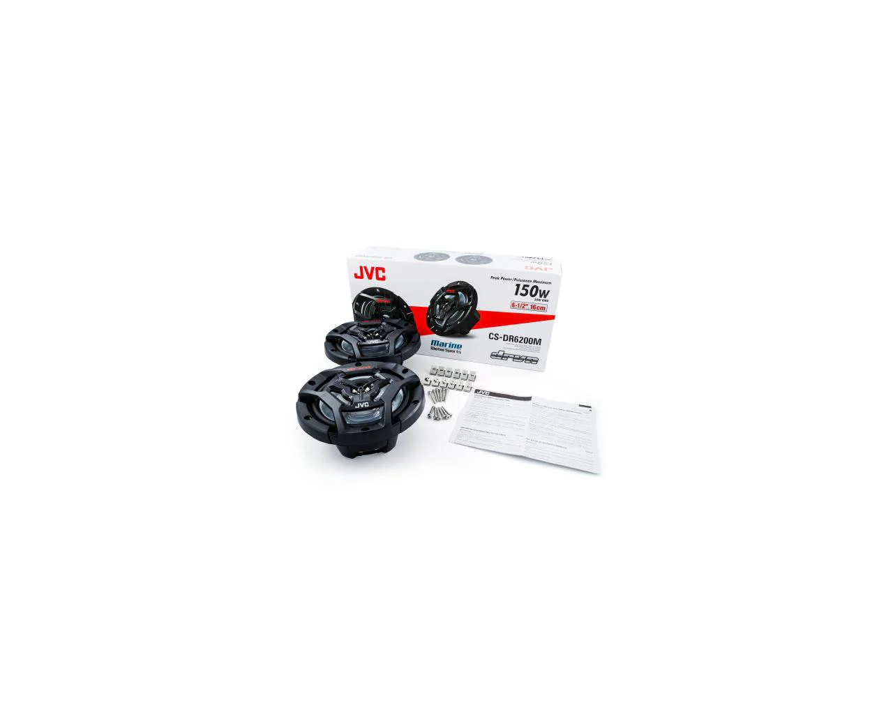 JVC CS-DR6200M | Haut-parleurs 6'' 1/2 2 voies 150Watts Résistant à l'eau - Image 3