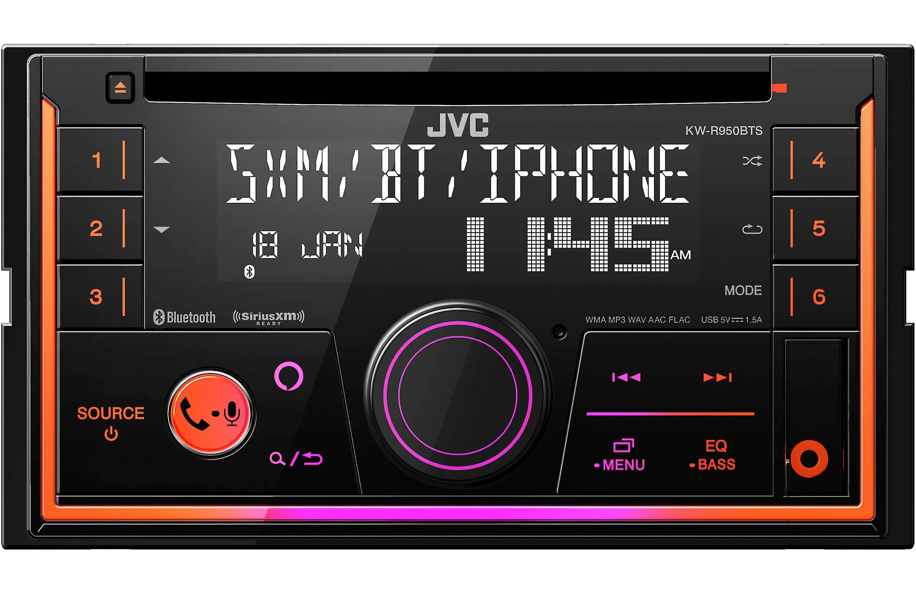 JVC KW-R950BTS | Radio d'auto avec CD et récepteur Bluetooth - Image 6