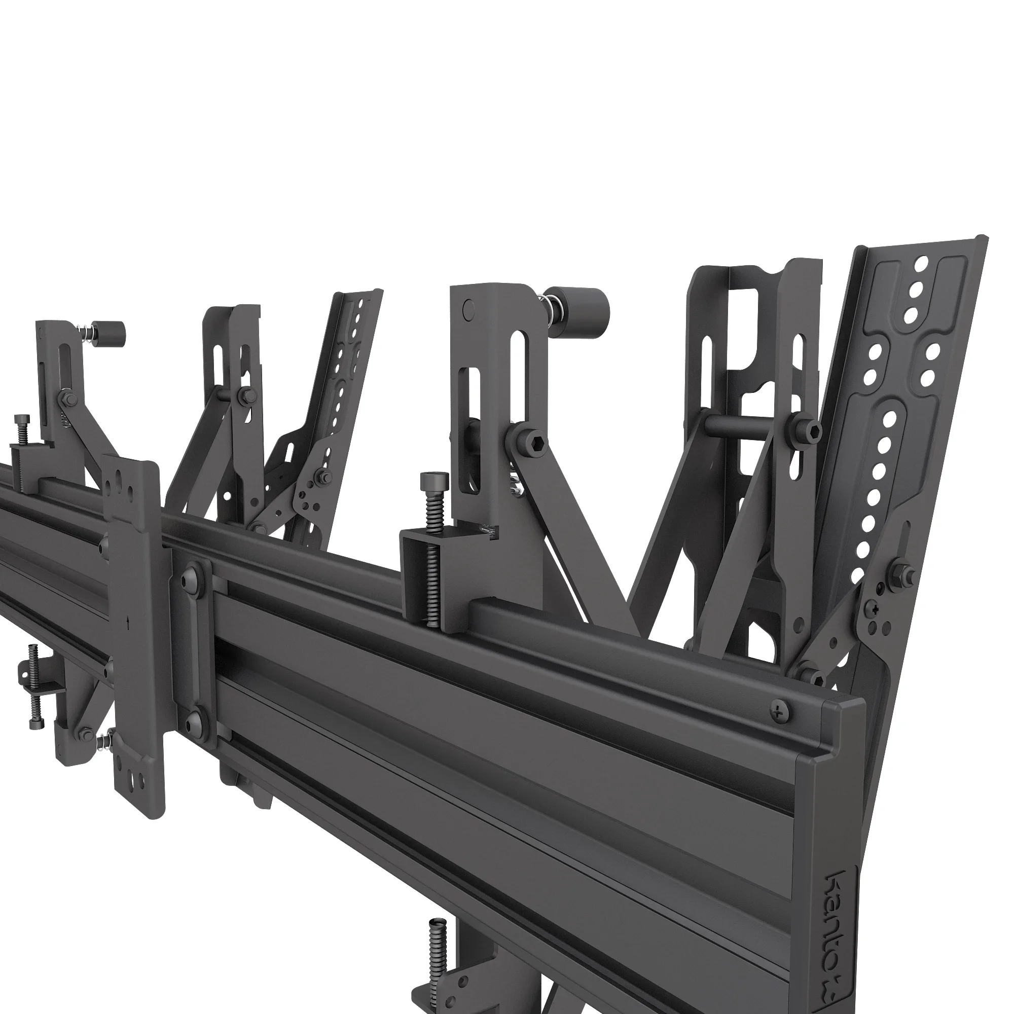 KANTO MBW41PT | Supports murale 4 écrans de 40'' à 60'' inclinable - Image 5